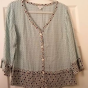 NWOT SUPER Cute J. Jill Top Sz M